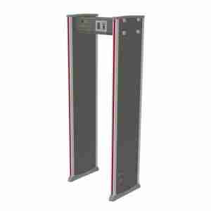 Image of ZK-D2180 - Walk Through Metal Detector in the shape of a door frame with 18 detection zones.