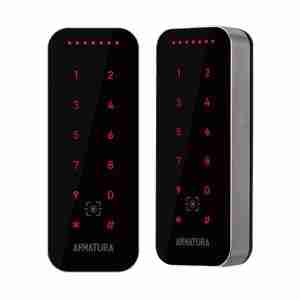 Image of two Armatura VG10CKQ Multi-Tech Smart Reader with keypads